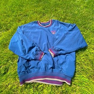 Vintage Wind Breaker/ Navy/ fits like XL